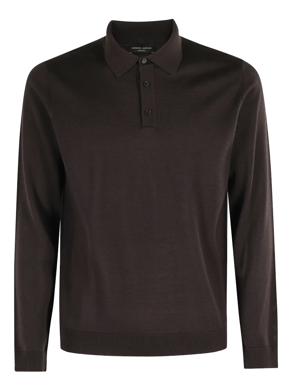 Рубашка-поло с длинными рукавами Roberto Collina, коричневый
Рубашка-поло с длинными рукавами Roberto Collina, коричневый