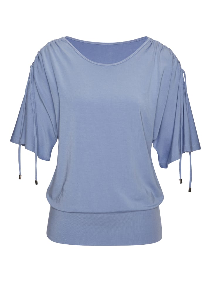 Рубашка с круглым вырезом светло-голубого цвета LASCANA
Рубашка с круглым вырезом светло-голубого цвета LASCANA