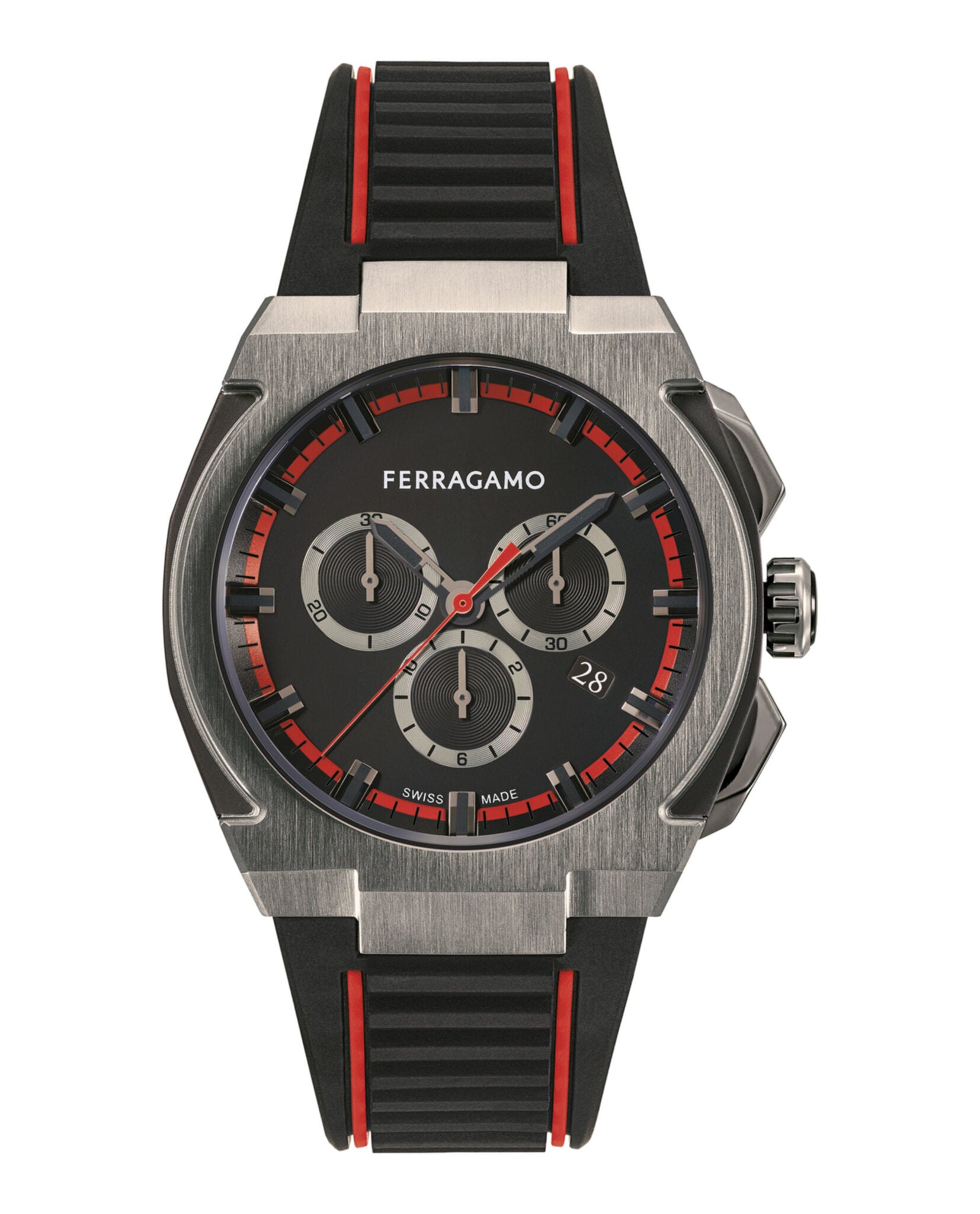 Часы Ferragamo Supreme Chrono из силикона Salvatore Ferragamo, цвет black/gun/black
Часы Ferragamo Supreme Chrono из силикона Salvatore Ferragamo, цвет black/gun/black