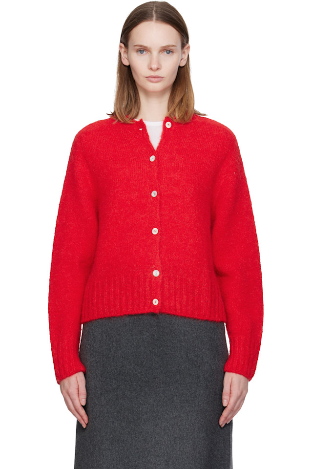 Вязаный кардиган из альпаки Nothing Written, красный
Вязаный кардиган из альпаки Nothing Written, красный
