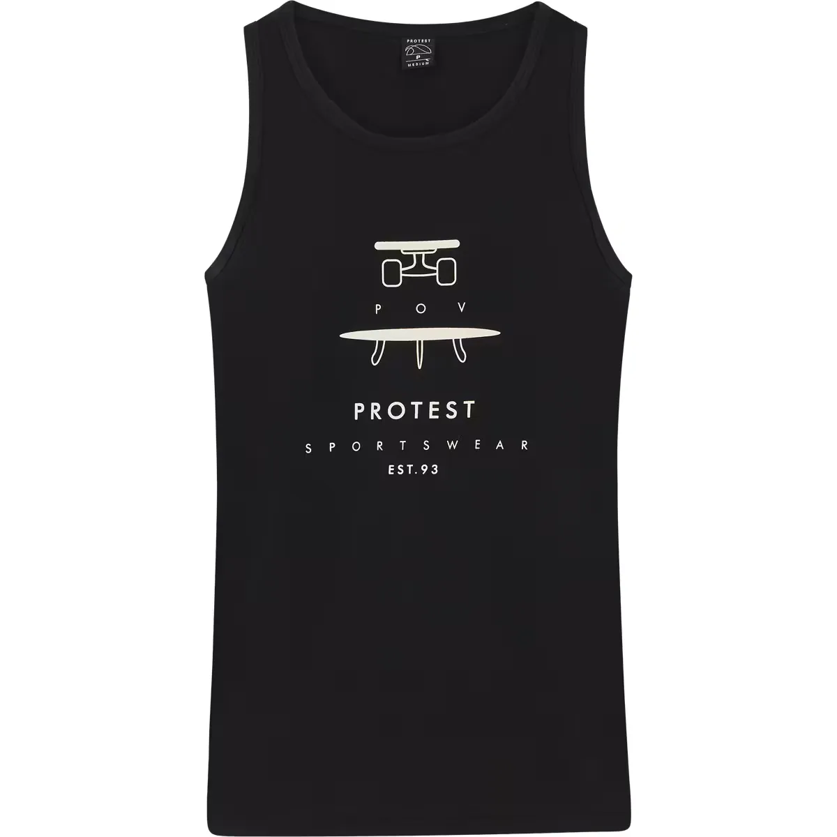 Мужская футболка Pacu Protest, черный 
Мужская футболка Pacu Protest, черный