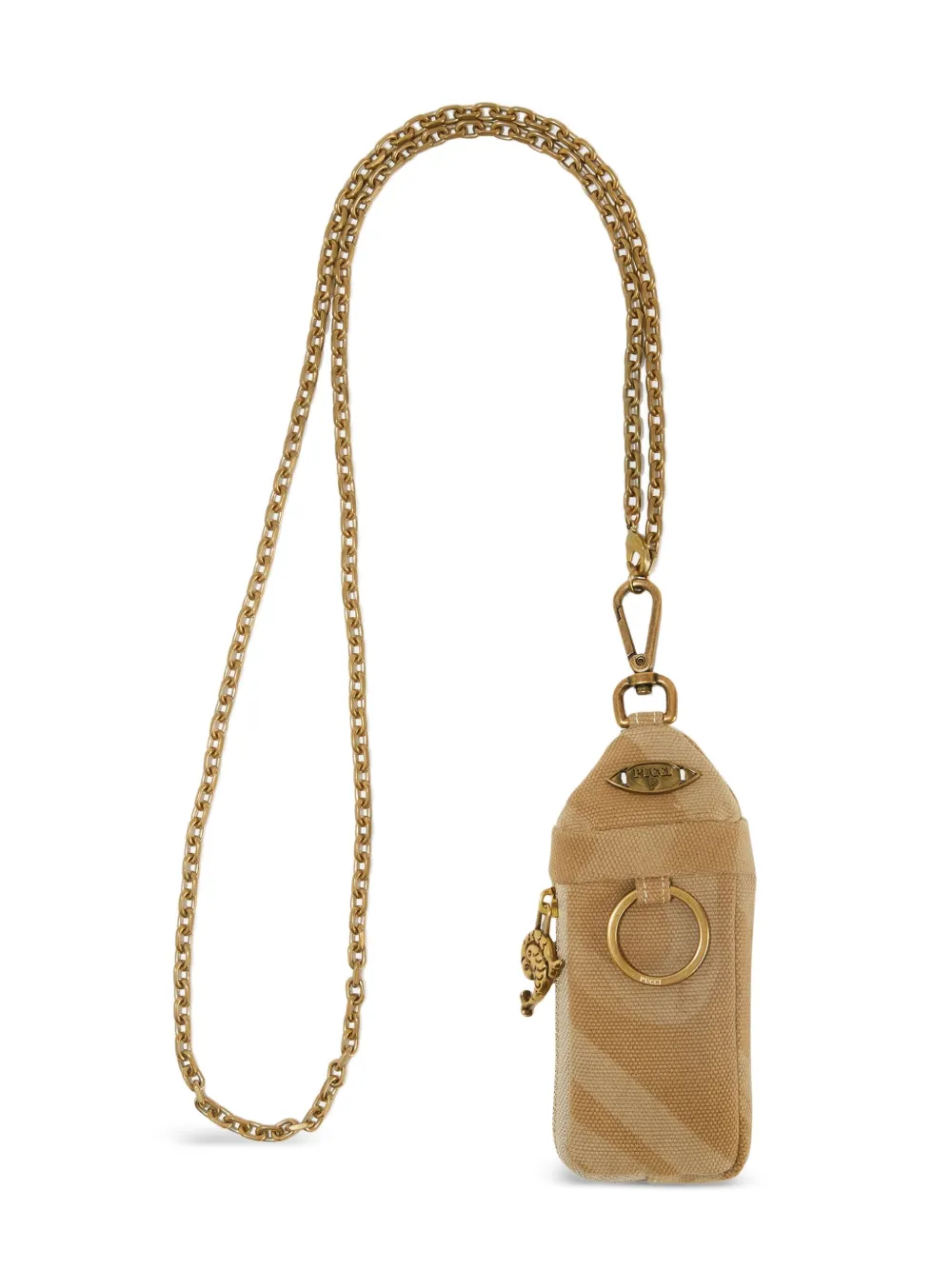 Кардхолдер на цепочке PUCCI, коричневый
Кардхолдер на цепочке PUCCI, коричневый