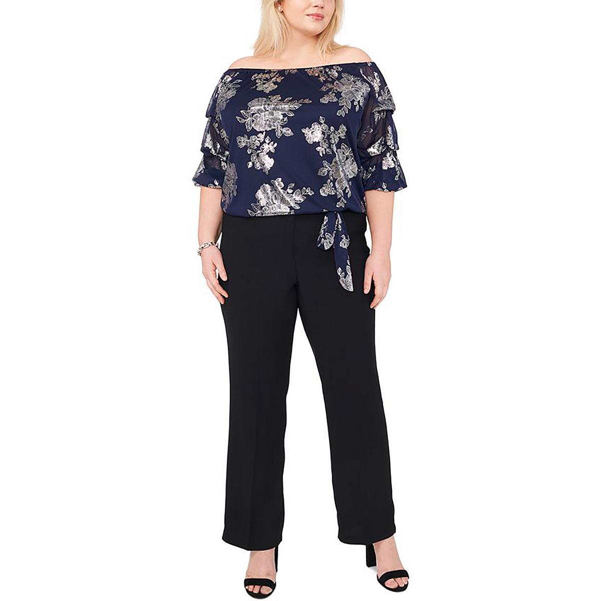 Женская блузка с металлическим цветочным принтом MSK, темно-синий/золотой
Женская блузка с металлическим цветочным принтом MSK, темно-синий/золотой