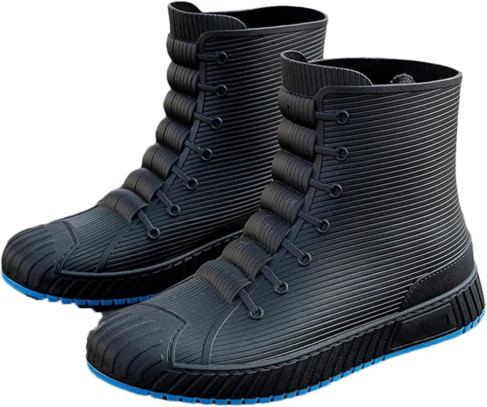 Wjnvfioo Модные мужские и женские резиновые сапоги, сапоги до середины голени, водонепроницаемые ботинки, удобные, противоскользящие рыболовные обувь, черный/синий
Wjnvfioo Модные мужские и женские резиновые сапоги, сапоги до середины голени, водонепроницаемые ботинки, удобные, противоскользящие рыболовные обувь, черный/синий