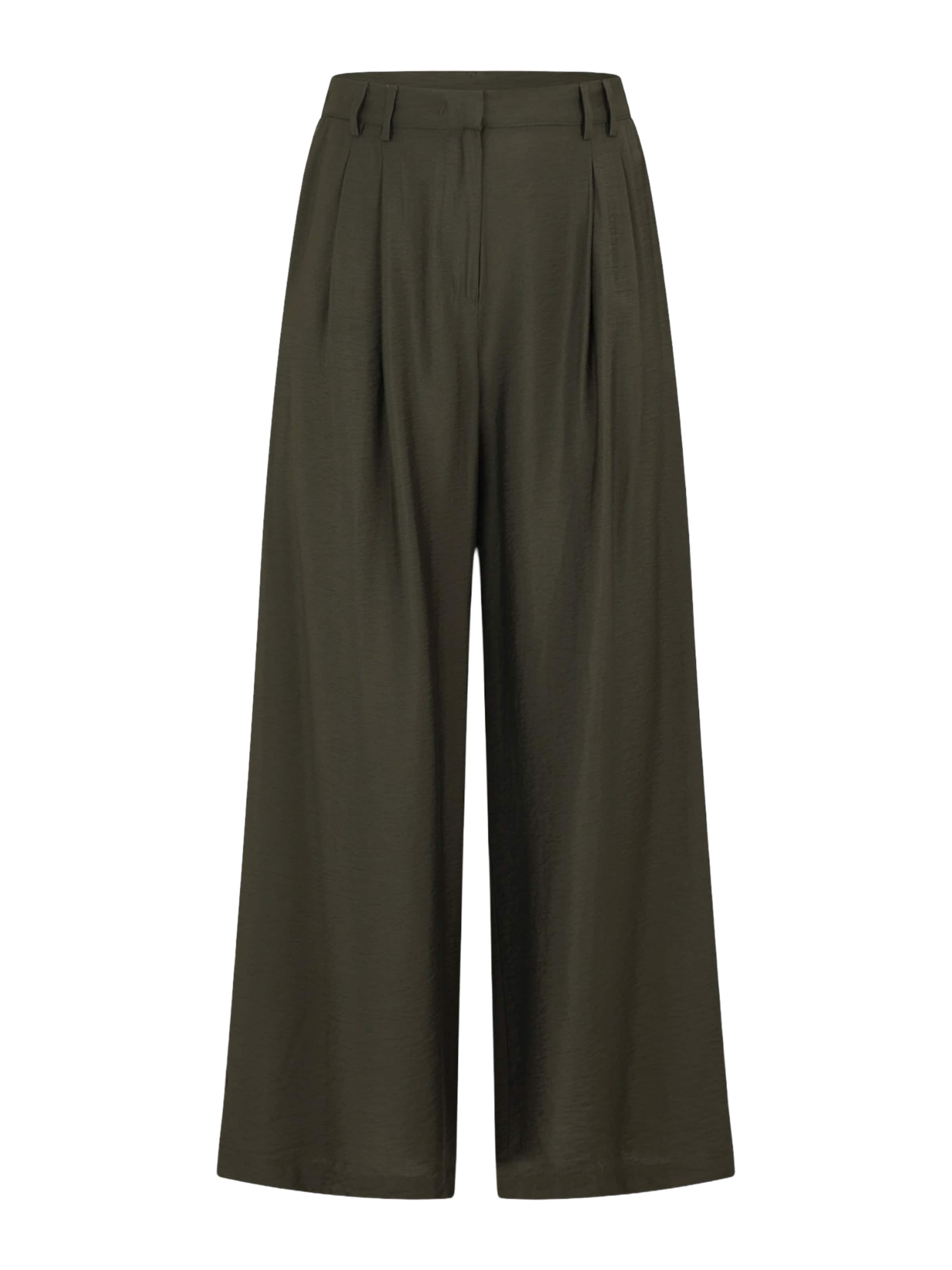 Guido Maria Kretschmer Curvy Широкие брюки 'Finja' с плиссировкой спереди в темно-зеленом цвете
Guido Maria Kretschmer Curvy Широкие брюки 'Finja' с плиссировкой спереди в темно-зеленом цвете