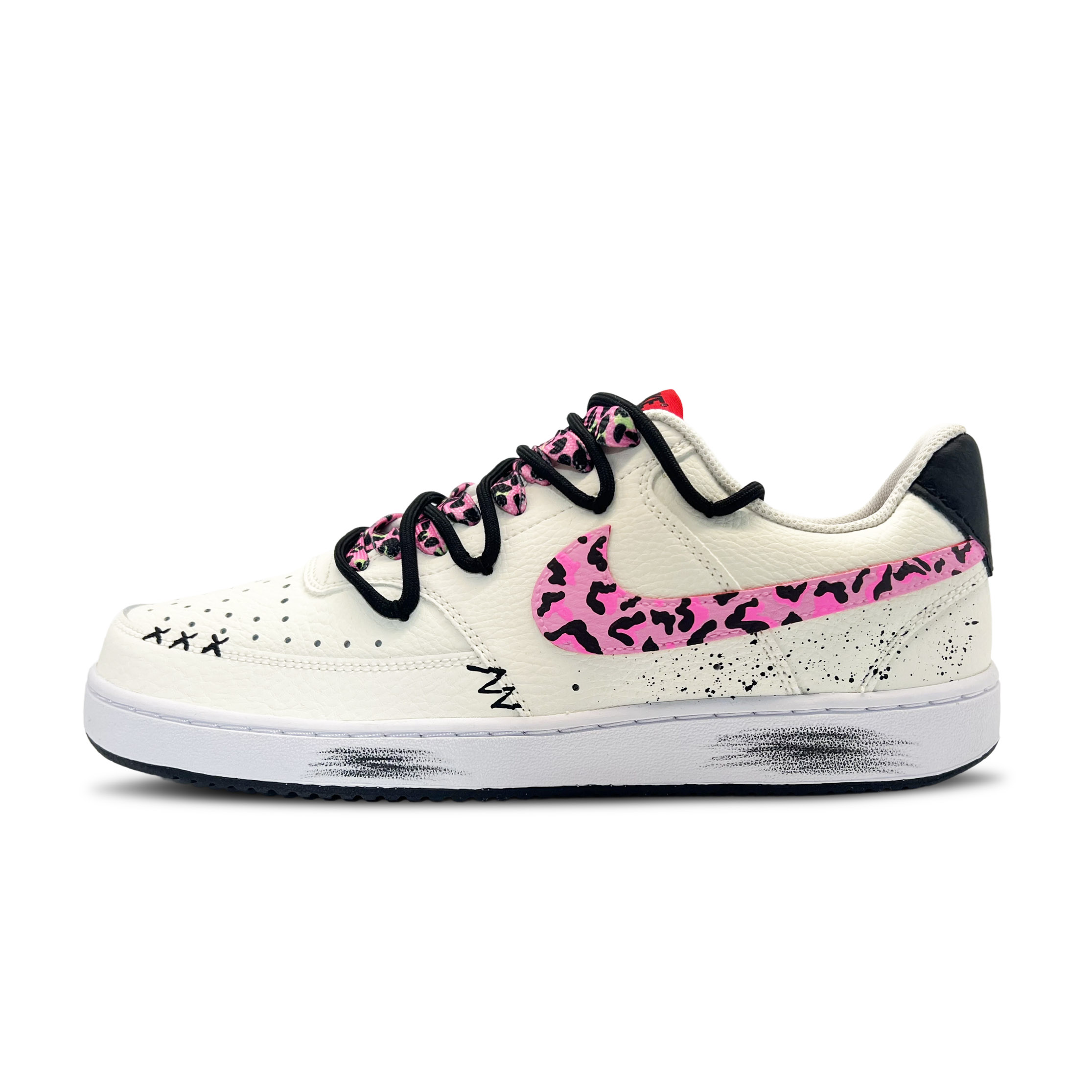 Nike Низкие кроссовки Court Vision Pink Leopard с термо-абразивным принтом для скейтбординга, мужские, белые, розовые
Nike Низкие кроссовки Court Vision Pink Leopard с термо-абразивным принтом для скейтбординга, мужские, белые, розовые