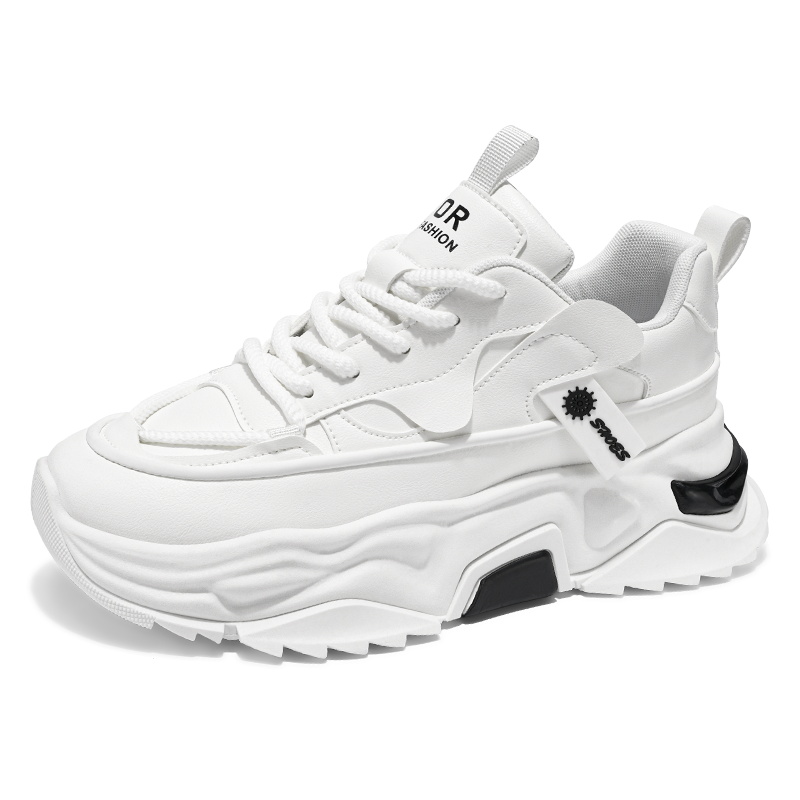 TONYBEAR Белые мужские противоскользящие износостойкие низкие массивные кроссовки, цвет White
TONYBEAR Белые мужские противоскользящие износостойкие низкие массивные кроссовки, цвет White