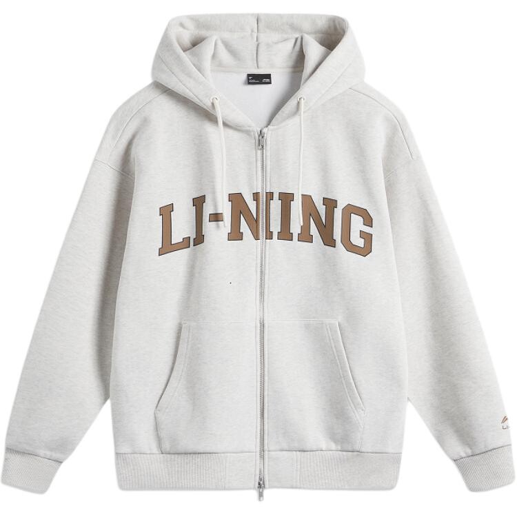 Спортивная модная коллекция куртка унисекс цвет серый меланж Lining
