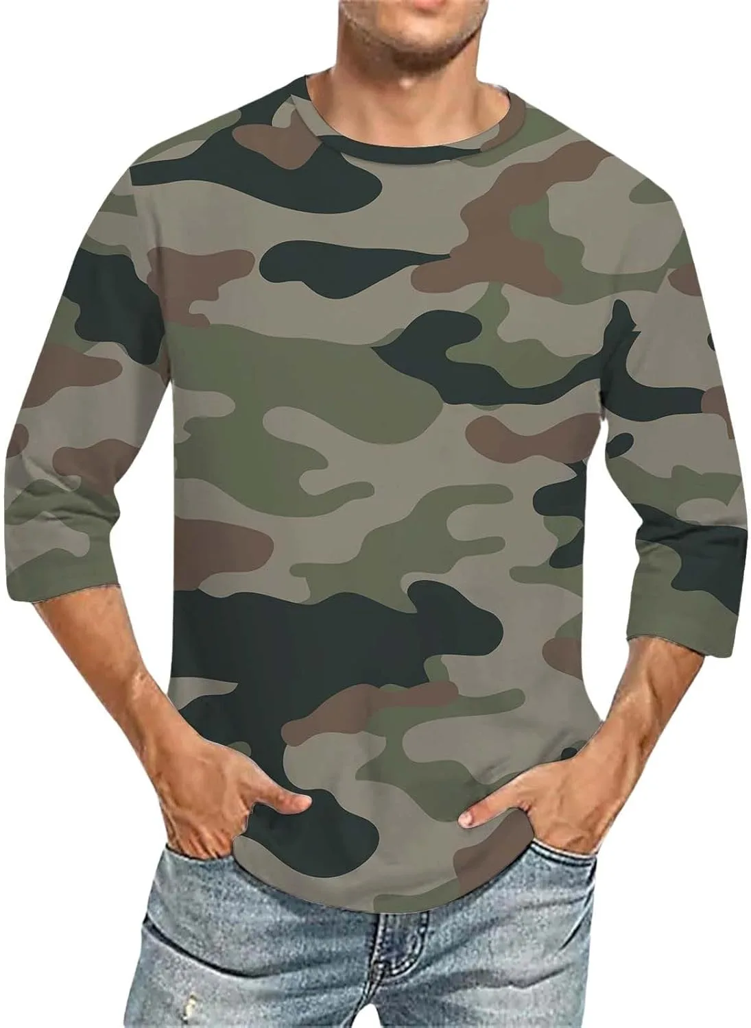 Мужская футболка Camo с рукавом 3/4, компрессионная, Cool Dry
Мужская футболка Camo с рукавом 3/4, компрессионная, Cool Dry