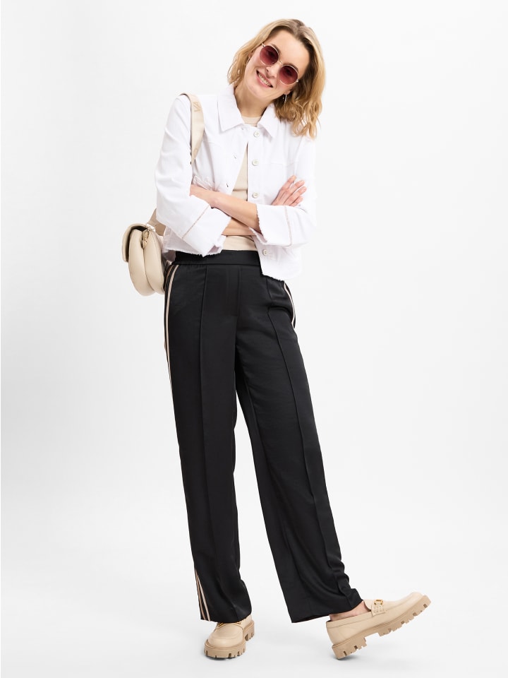 Тканевые брюки MARC CAIN COLLECTIONS, цвет schwarz beige
Тканевые брюки MARC CAIN COLLECTIONS, цвет schwarz beige