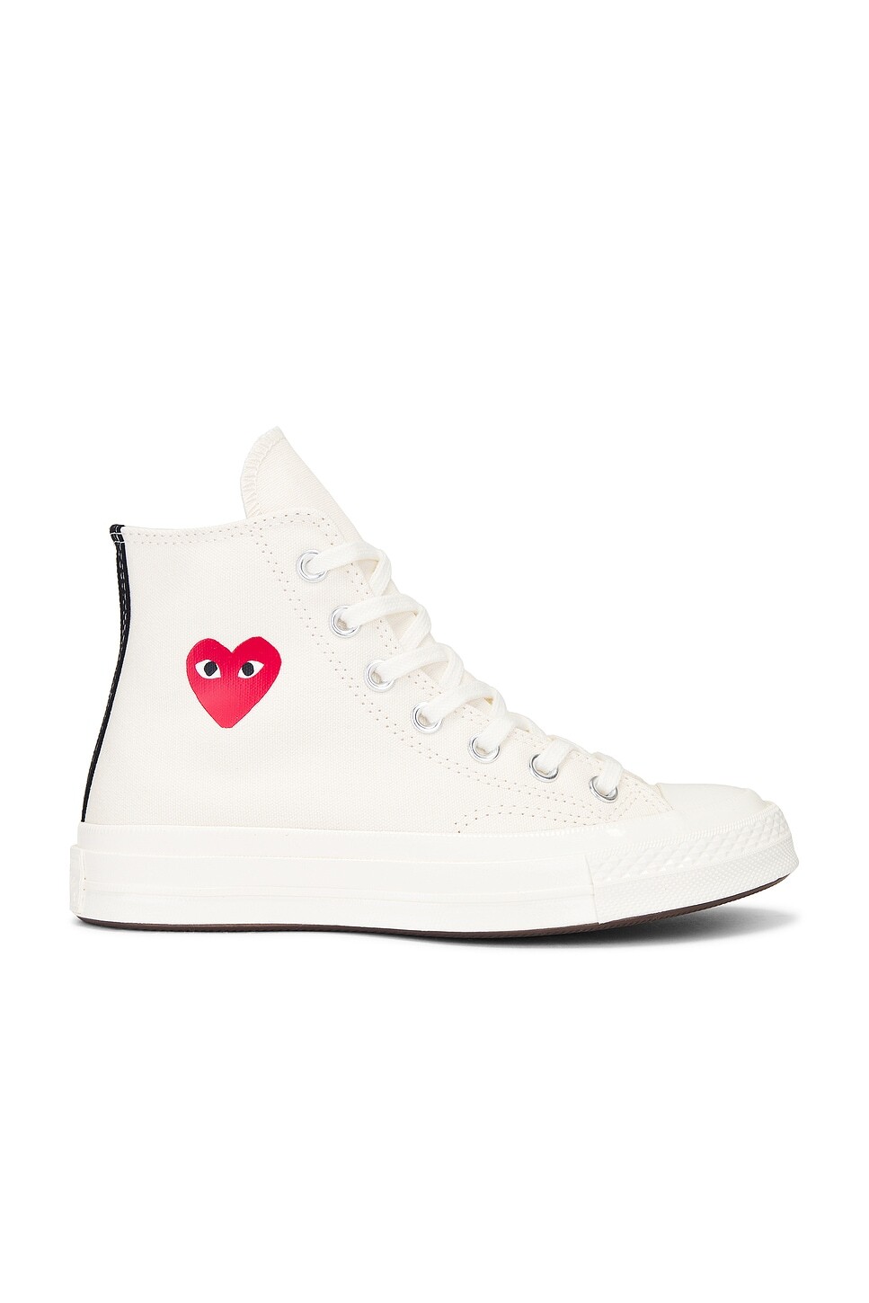 Маленькие высокие кеды Red Heart Comme Des Garcons Play, бежевый
Маленькие высокие кеды Red Heart Comme Des Garcons Play, бежевый