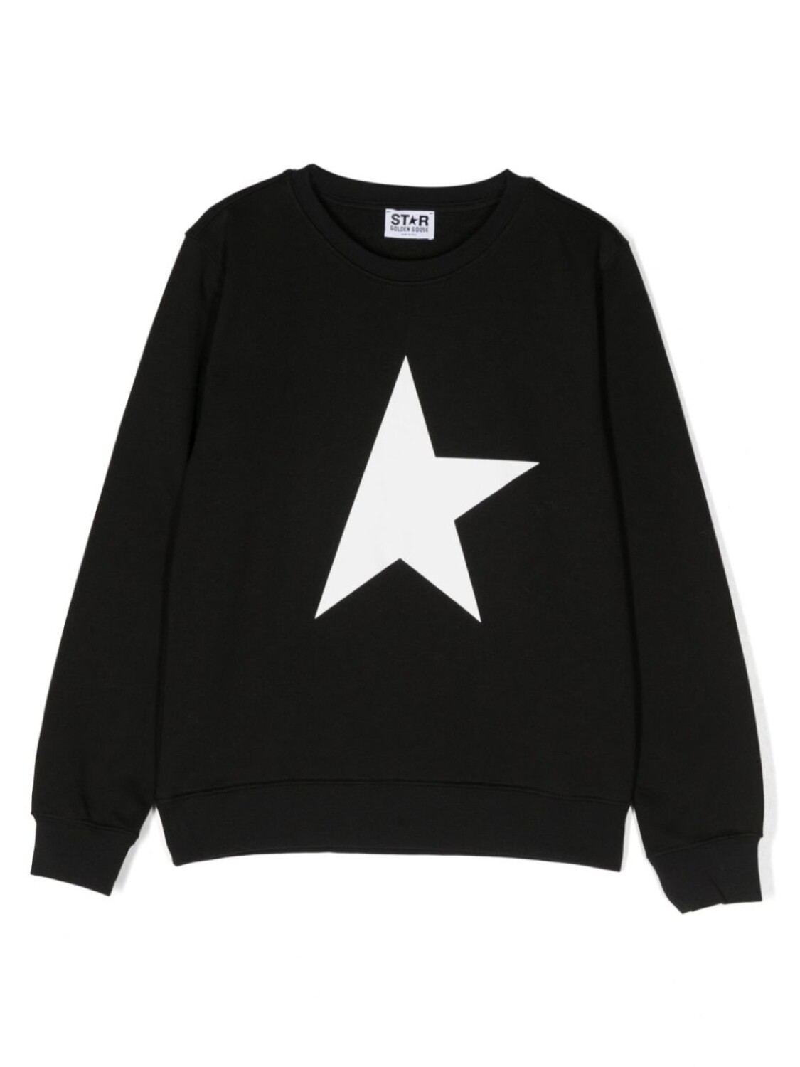 Golden Goose Kids толстовка с приспущенными плечами и надписью, черный
Golden Goose Kids толстовка с приспущенными плечами и надписью, черный