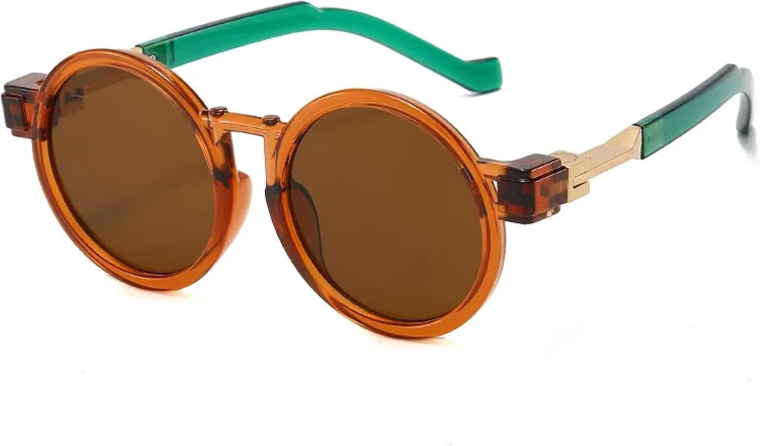 Модные женские круглые солнцезащитные очки в стиле панк, ретро-очки с защитой от УФ-излучения UV400, мужские трендовые солнцезащитные очки с прозрачным градиентом TVTBBVV, Tea Green Tea
Модные женские круглые солнцезащитные очки в стиле панк, ретро-очки с защитой от УФ-излучения UV400, мужские трендовые солнцезащитные очки с прозрачным градиентом TVTBBVV, Tea Green Tea