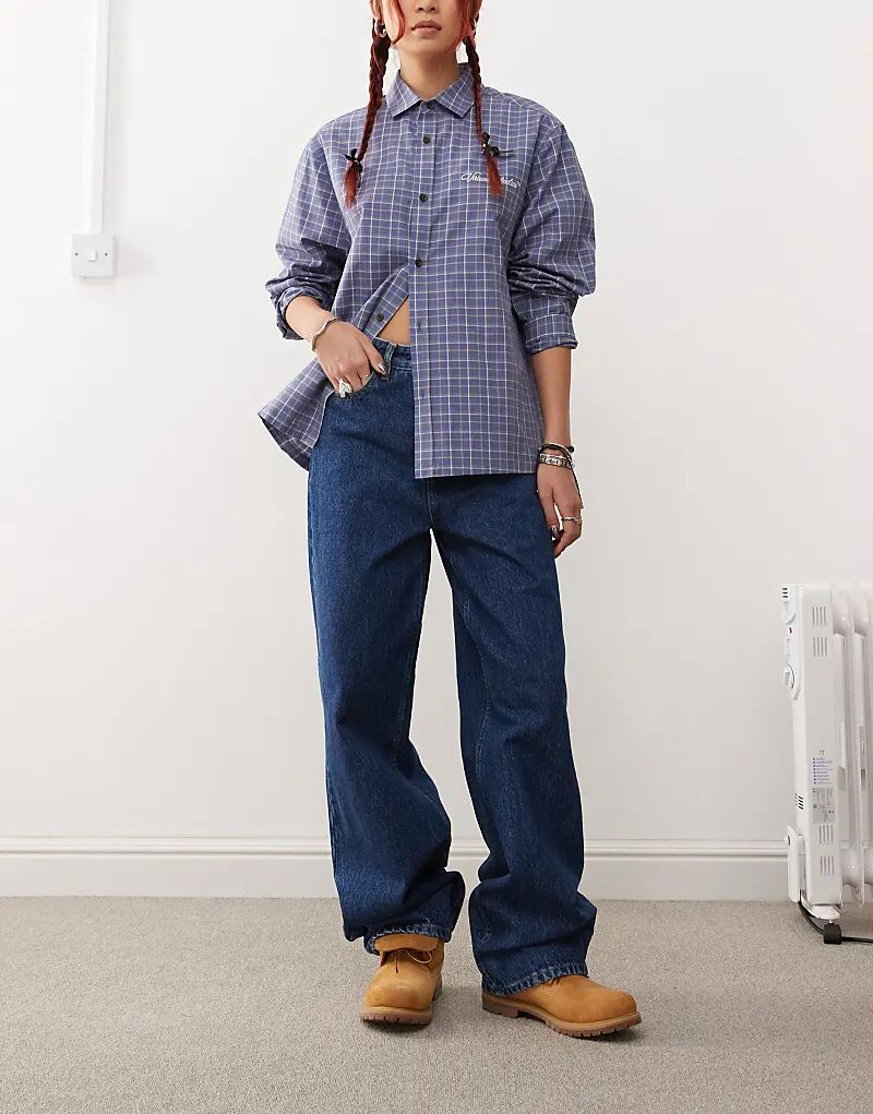 Джинсы Donna свободного кроя с высокой талией, прямые, широкие, в стиле ретро, темного цвета Dr Denim
Джинсы Donna свободного кроя с высокой талией, прямые, широкие, в стиле ретро, темного цвета Dr Denim