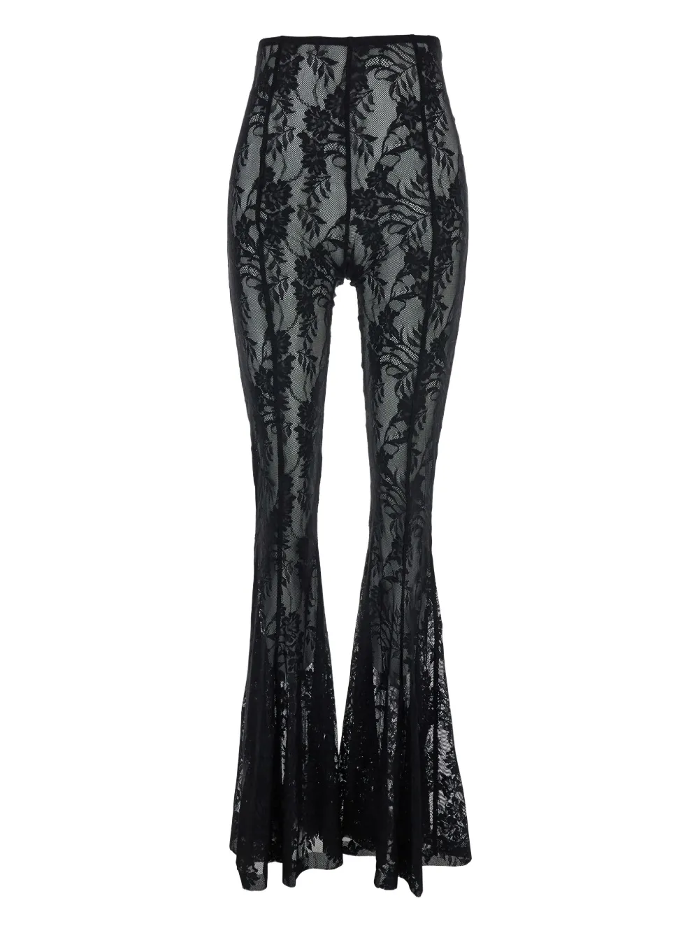 Брюки с цветочным кружевом Norma Kamali, черный
Брюки с цветочным кружевом Norma Kamali, черный