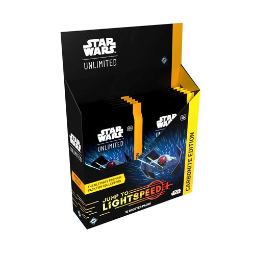 Карточная игра Star Wars: Unlimited Jump To Lightspeed – Carbonite Booster Box Fantasy Flight Games
Карточная игра Star Wars: Unlimited Jump To Lightspeed – Carbonite Booster Box Fantasy Flight Games