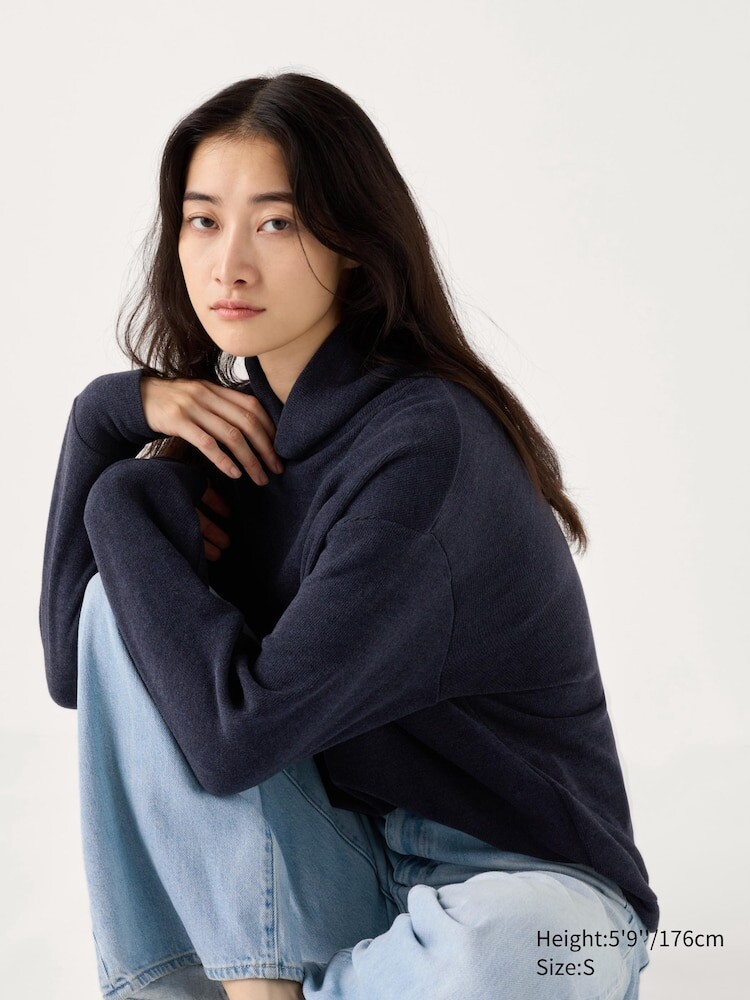 Кофта с высоким воротом из мягкого трикотажного флиса Uniqlo, цвет 69 синий
Кофта с высоким воротом из мягкого трикотажного флиса Uniqlo, цвет 69 синий