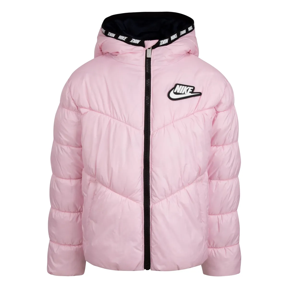 Стеганая куртка Nike Sportswear "CHEVRON SOLID PUFFER JACKET - для детей", с капюшоном, розовый
Стеганая куртка Nike Sportswear "CHEVRON SOLID PUFFER JACKET - для детей", с капюшоном, розовый