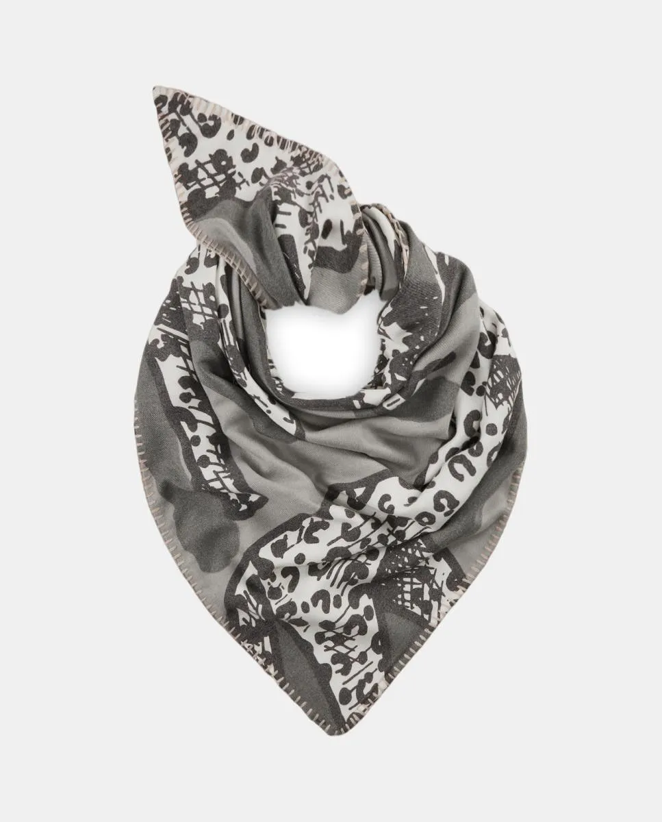 Большой треугольник с узором Codello, серый
Большой треугольник с узором Codello, серый