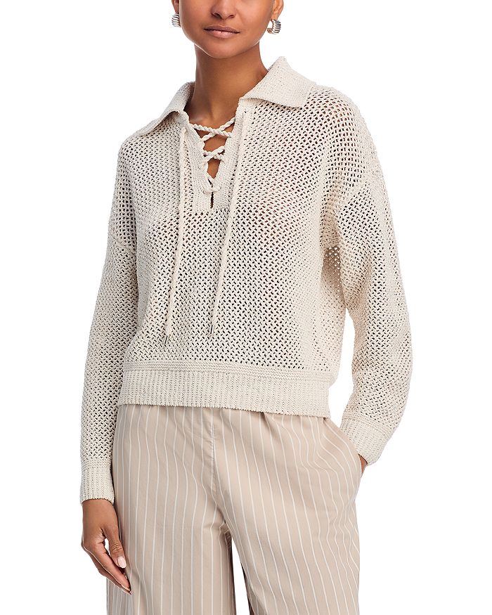 Свитер с пайетками и ажурной шнуровкой - эксклюзив AQUA, коричневый/бежевый
Свитер с пайетками и ажурной шнуровкой - эксклюзив AQUA, коричневый/бежевый