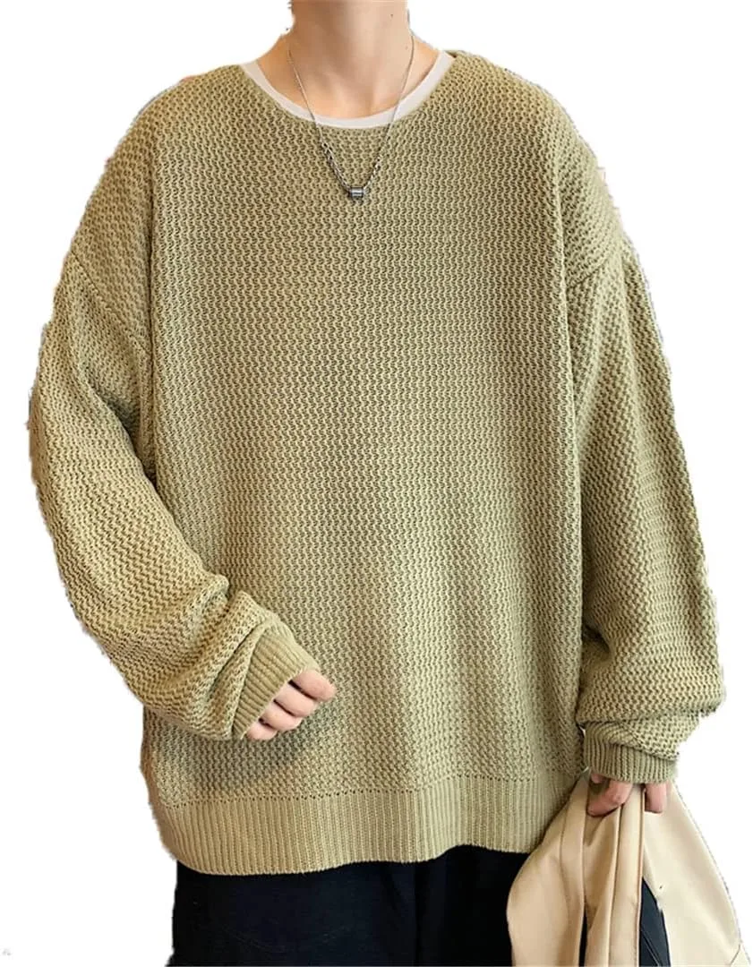 Зимний свитер мужской оверсайз однотонный вязаный пуловер HEYDHSDC
Зимний свитер мужской оверсайз однотонный вязаный пуловер HEYDHSDC