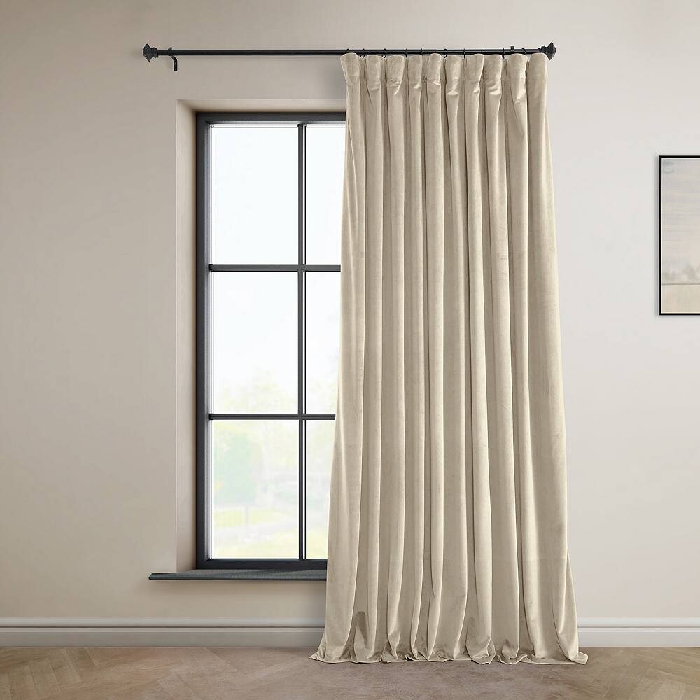 EFF Signature Plush Velvet Extrawide Затемняющие оконные занавески для отелей, цвет Angora Beige
EFF Signature Plush Velvet Extrawide Затемняющие оконные занавески для отелей, цвет Angora Beige