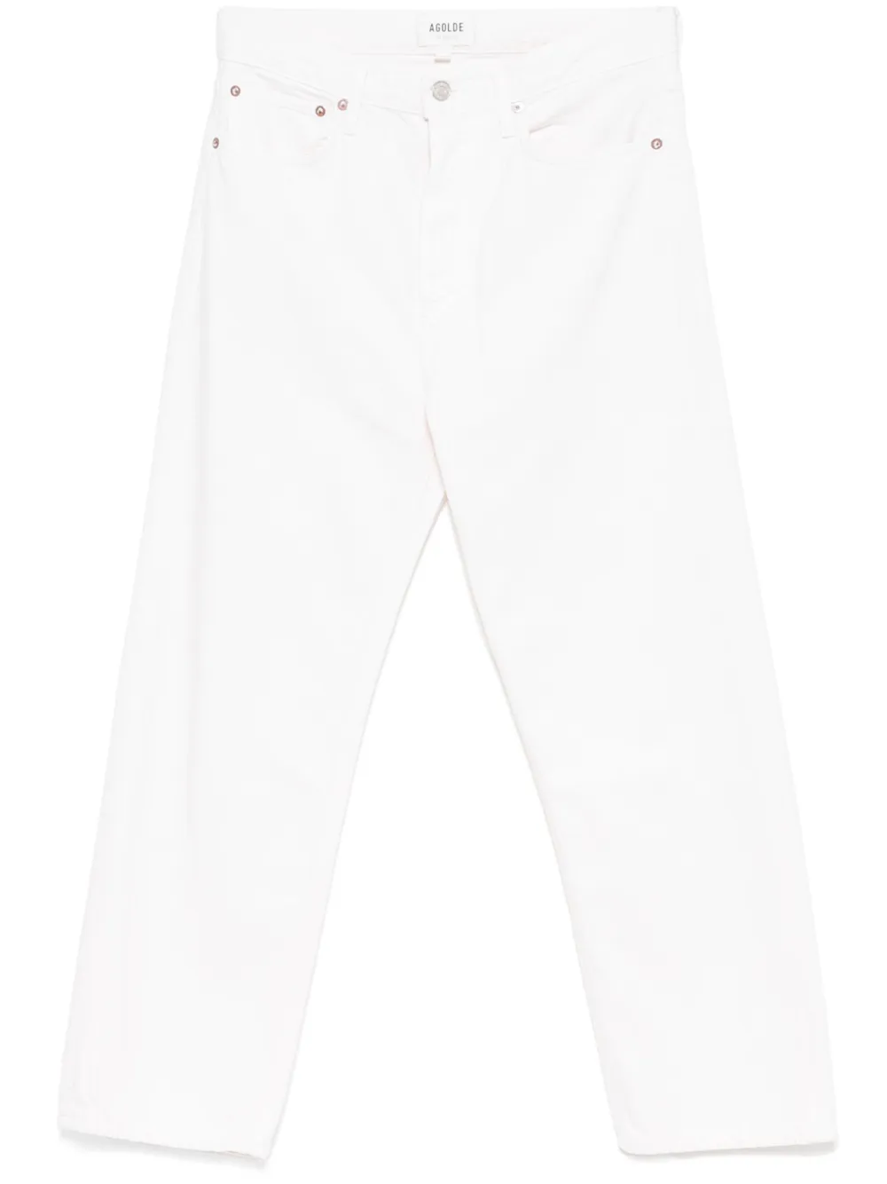 Укороченные джинсы из винтажного денима AGOLDE, белый
Укороченные джинсы из винтажного денима AGOLDE, белый