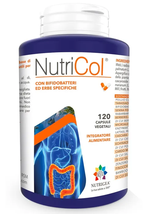 Nutricol 120 растительных капсул для функции кишечника Nutrigea
Nutricol 120 растительных капсул для функции кишечника Nutrigea