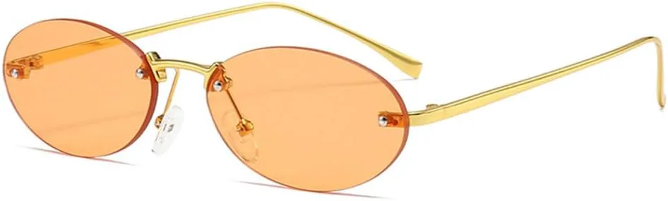 Солнцезащитные очки LVTFCO без оправы, овальная ретро-оправа, маленькая оправа, мужские и женские, модные, металлические, для активного отдыха, C02 Orange
Солнцезащитные очки LVTFCO без оправы, овальная ретро-оправа, маленькая оправа, мужские и женские, модные, металлические, для активного отдыха, C02 Orange