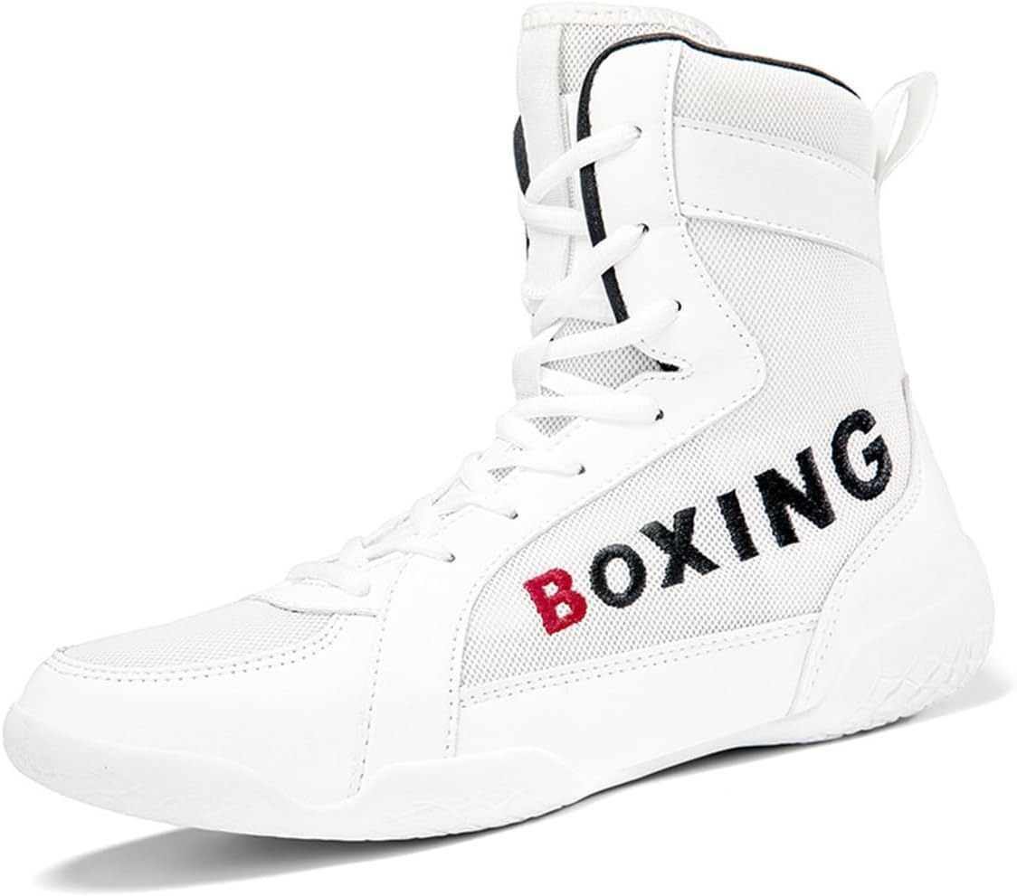 Боксерские кроссовки для мужчин Удобные тренировочные перчатки Большой размер Боксерские ботинки Дышащие спортивные кроссовки Стильные кроссовки для кикбоксинга Donfaauk, белый
Боксерские кроссовки для мужчин Удобные тренировочные перчатки Большой размер Боксерские ботинки Дышащие спортивные кроссовки Стильные кроссовки для кикбоксинга Donfaauk, белый