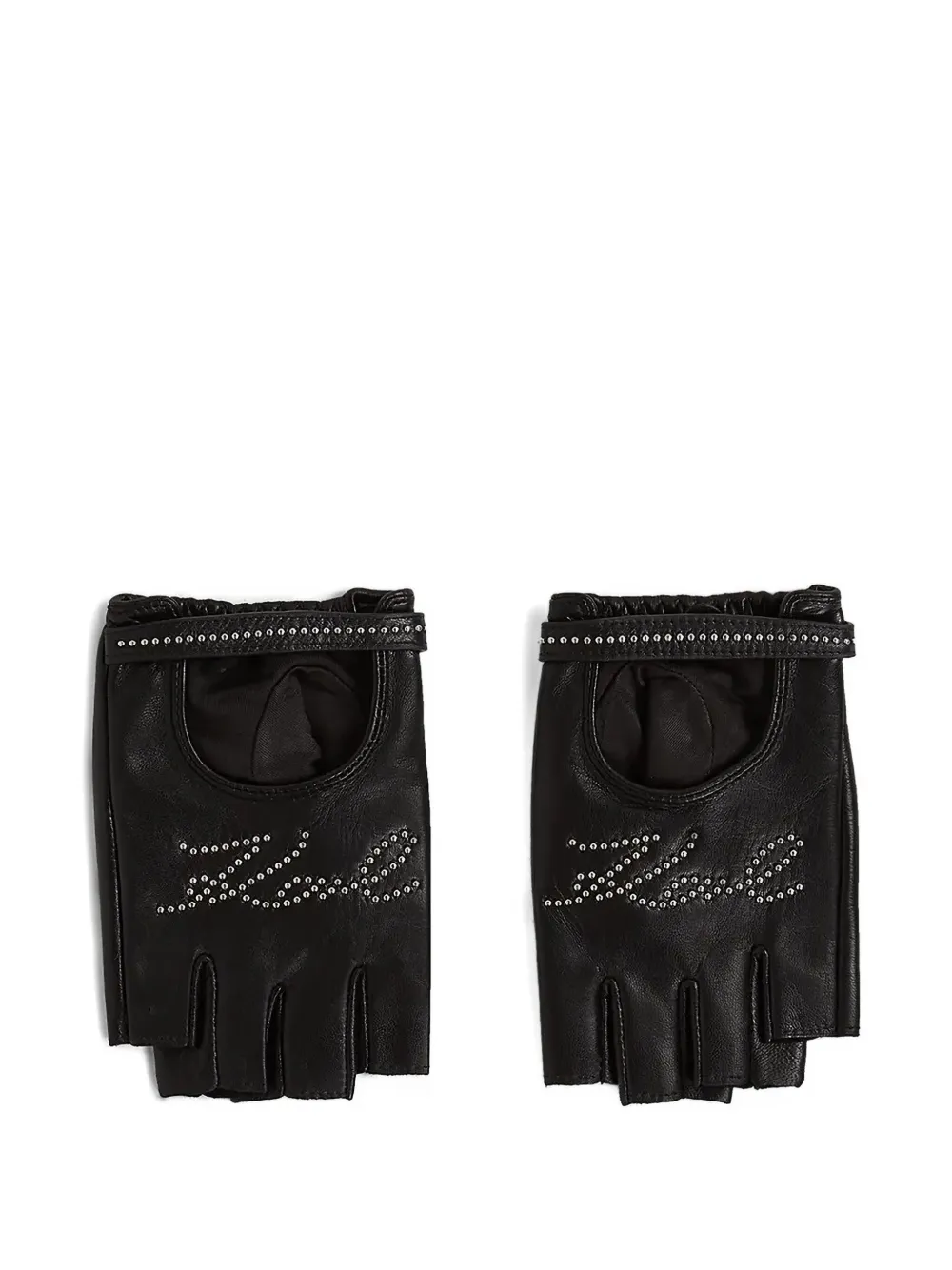 Перчатки без пальцев, украшенные заклепками KARL LAGERFELD, черный
Перчатки без пальцев, украшенные заклепками KARL LAGERFELD, черный