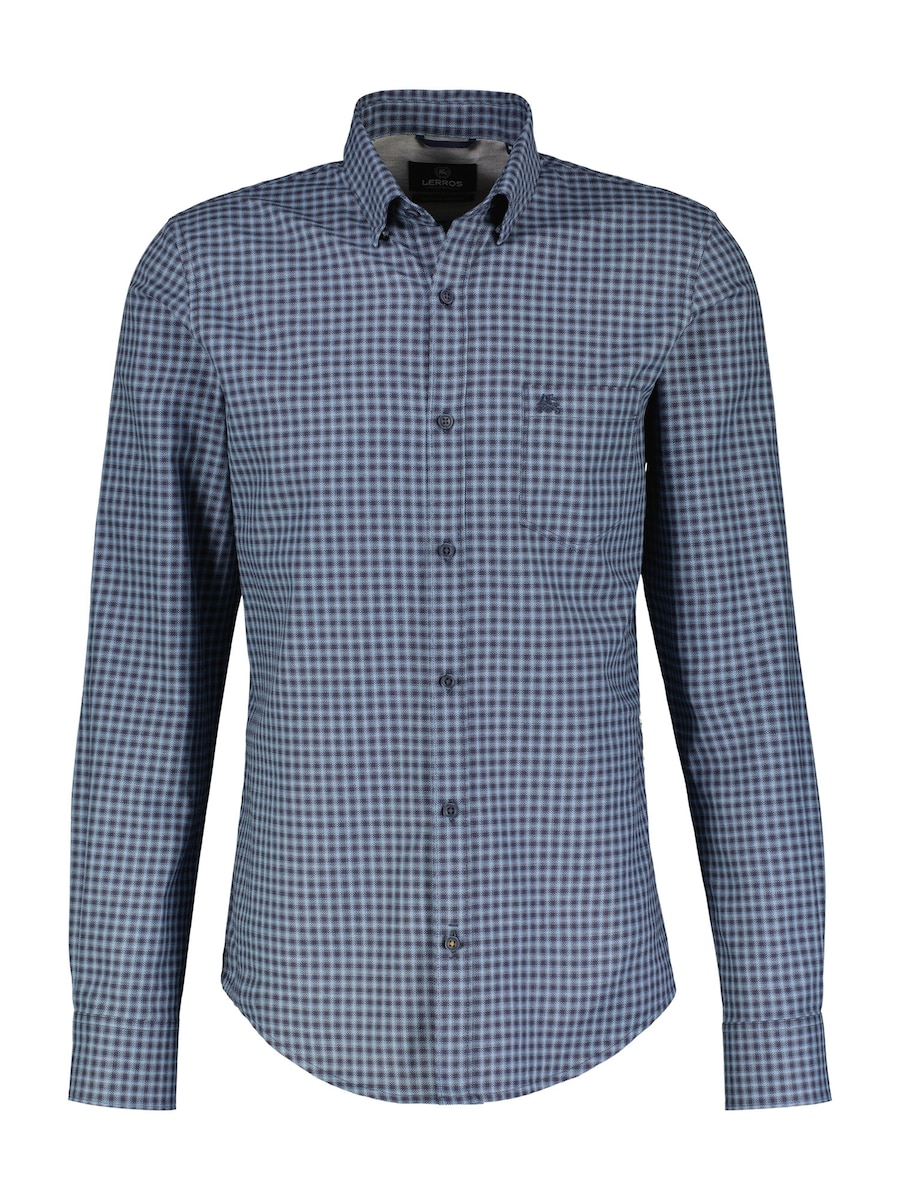 Рубашка на пуговицах классического кроя LERROS, темно-синий
Рубашка на пуговицах классического кроя LERROS, темно-синий