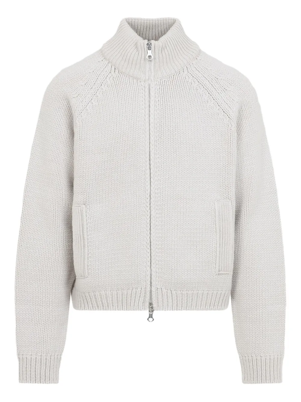 Кардиган с высоким воротником и застежкой-молнией спереди OUR LEGACY, белый
Кардиган с высоким воротником и застежкой-молнией спереди OUR LEGACY, белый