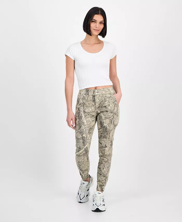 Брюки-джоггеры с камуфляжным принтом для юниоров Madden Girl, зеленый
Брюки-джоггеры с камуфляжным принтом для юниоров Madden Girl, зеленый