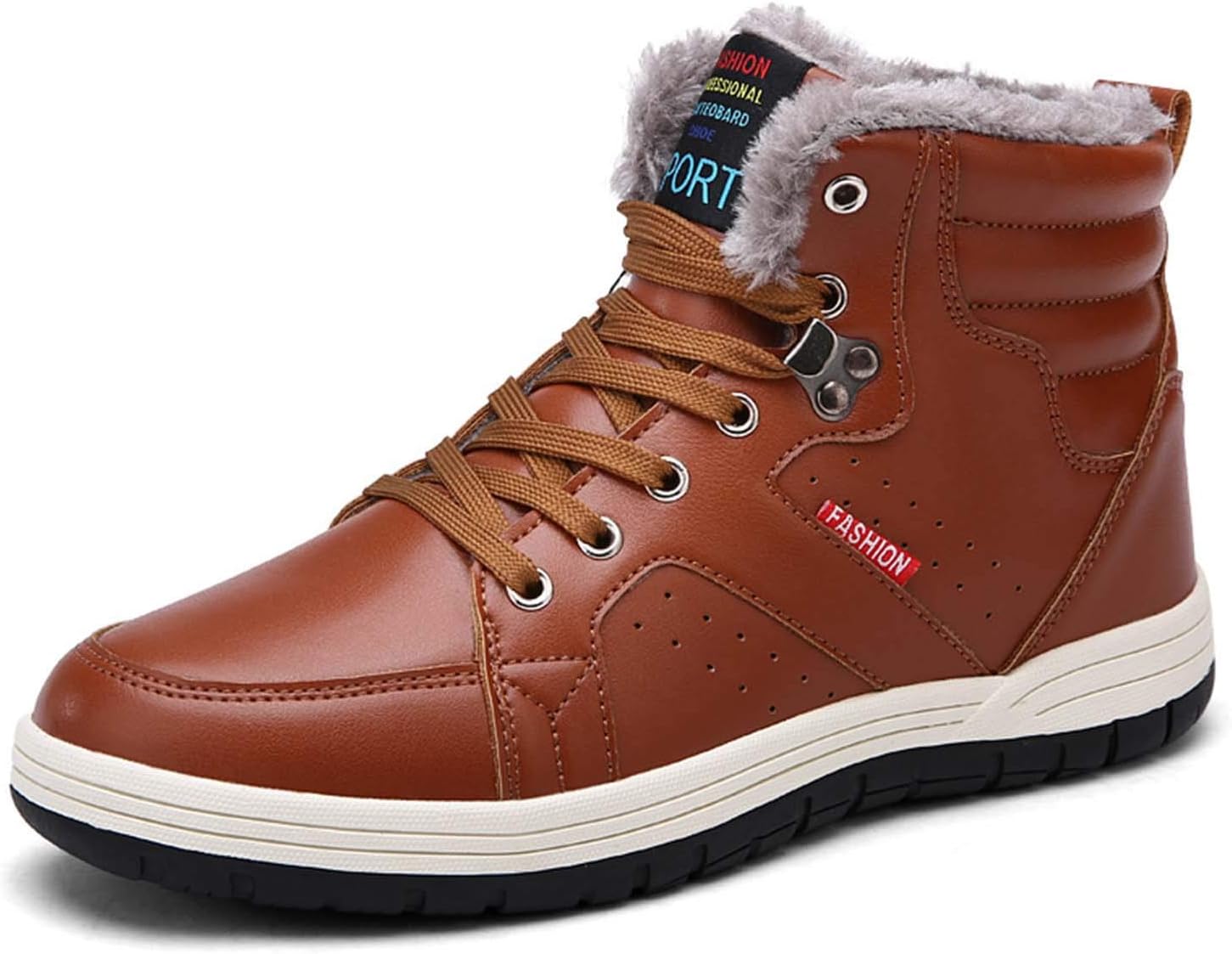 Мужские кожаные зимние ботинки CERYTHRINA с водонепроницаемой подкладкой из меха, шнуровкой, кроссовки на щиколотке, высокие зимние туфли, коричневый
Мужские кожаные зимние ботинки CERYTHRINA с водонепроницаемой подкладкой из меха, шнуровкой, кроссовки на щиколотке, высокие зимние туфли, коричневый