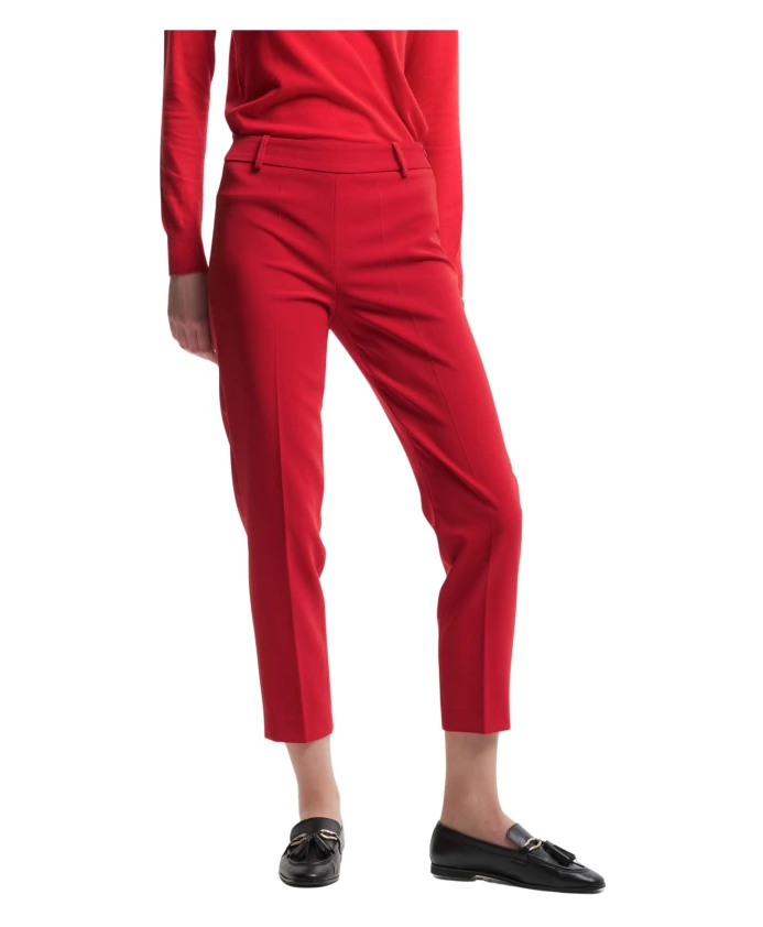 Стильные укороченные брюки с карманами. Kocca, красный
Стильные укороченные брюки с карманами. Kocca, красный