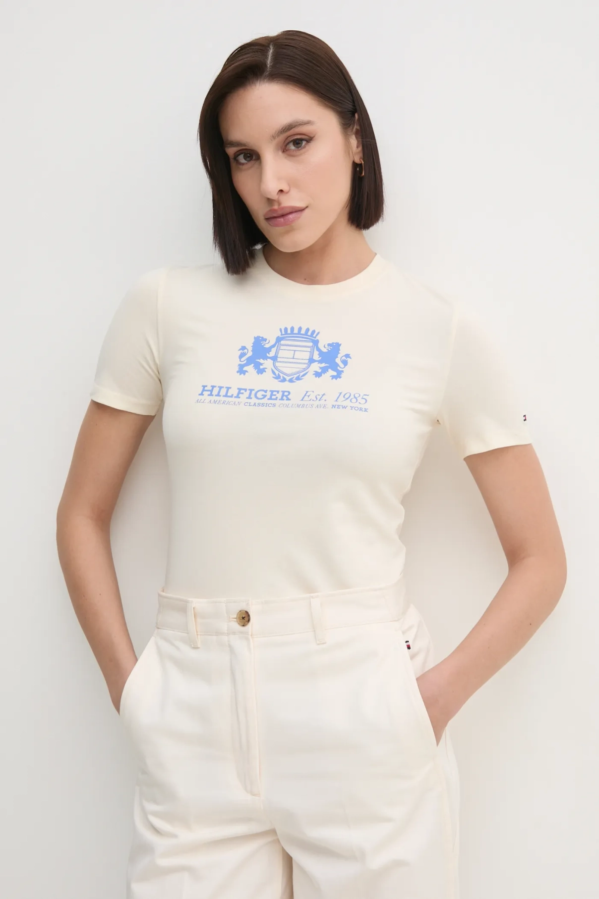 Футболка Tommy Hilfiger, бежевый
Футболка Tommy Hilfiger, бежевый