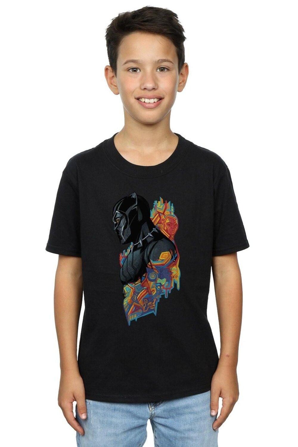 Футболка с профилем Черной Пантеры Marvel, черный
Футболка с профилем Черной Пантеры Marvel, черный