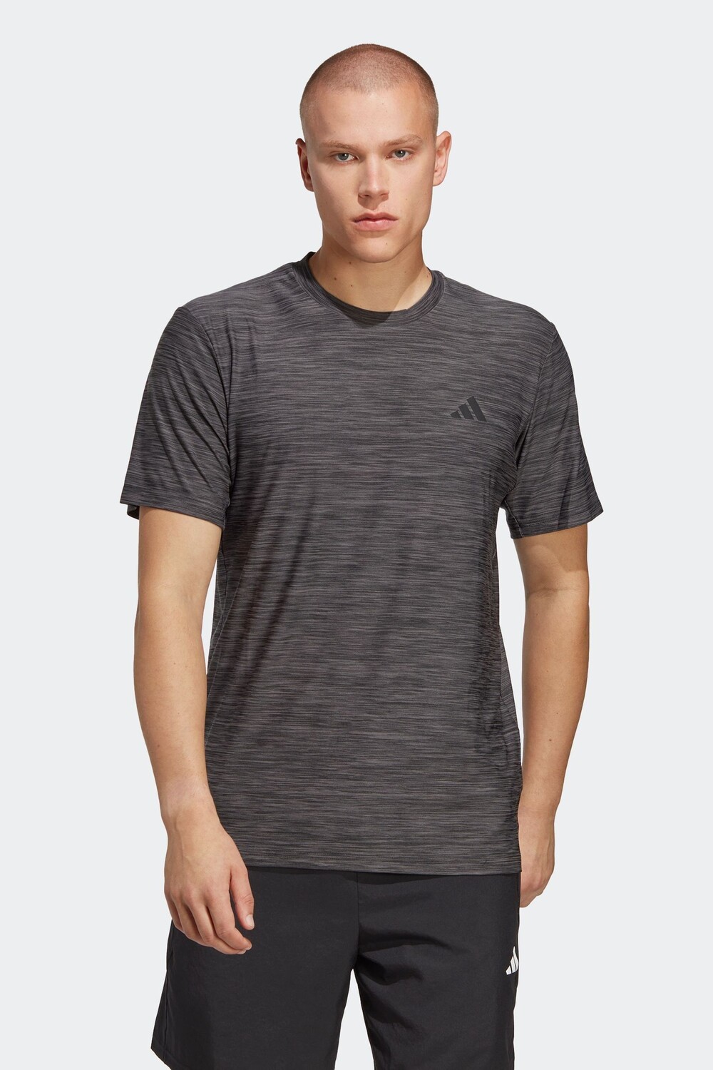 Эластичная тренировочная футболка Train Essentials Adidas, серый
Эластичная тренировочная футболка Train Essentials Adidas, серый