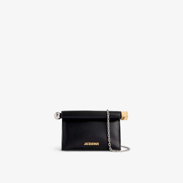 Кожаный клатч la petite pochette rond Jacquemus, черный
Кожаный клатч la petite pochette rond Jacquemus, черный