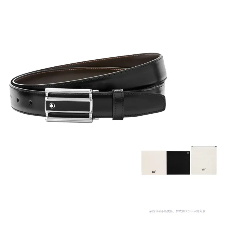 MONTBLANC Мужской реверсивный кожаный ремень 30 мм черный коричневый, Black/Brown
MONTBLANC Мужской реверсивный кожаный ремень 30 мм черный коричневый, Black/Brown