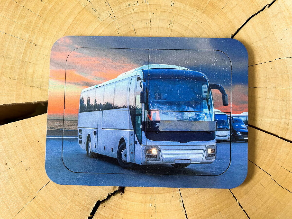 Автобус, деревянный пазл с четырьмя элементами, основа с подписью, первый пазл Inna marka
Автобус, деревянный пазл с четырьмя элементами, основа с подписью, первый пазл Inna marka