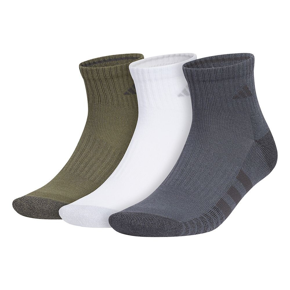 Мужские носки adidas Cushioned 3.0 (3 пары четвертных носков) Adidas, цвет Olive White Grey
Мужские носки adidas Cushioned 3.0 (3 пары четвертных носков) Adidas, цвет Olive White Grey