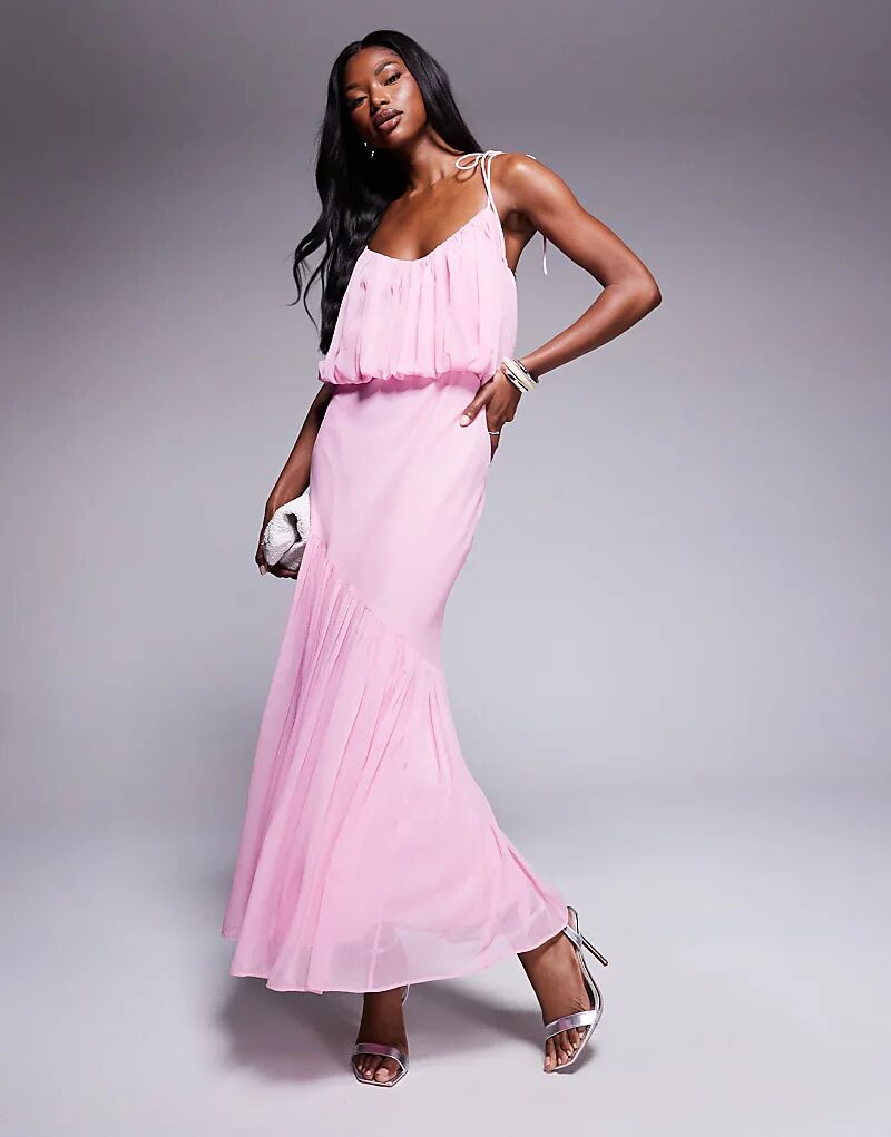 Платье-блузон макси ASOS DEISGN с лифом и пефемом розового цвета Asos Design
Платье-блузон макси ASOS DEISGN с лифом и пефемом розового цвета Asos Design