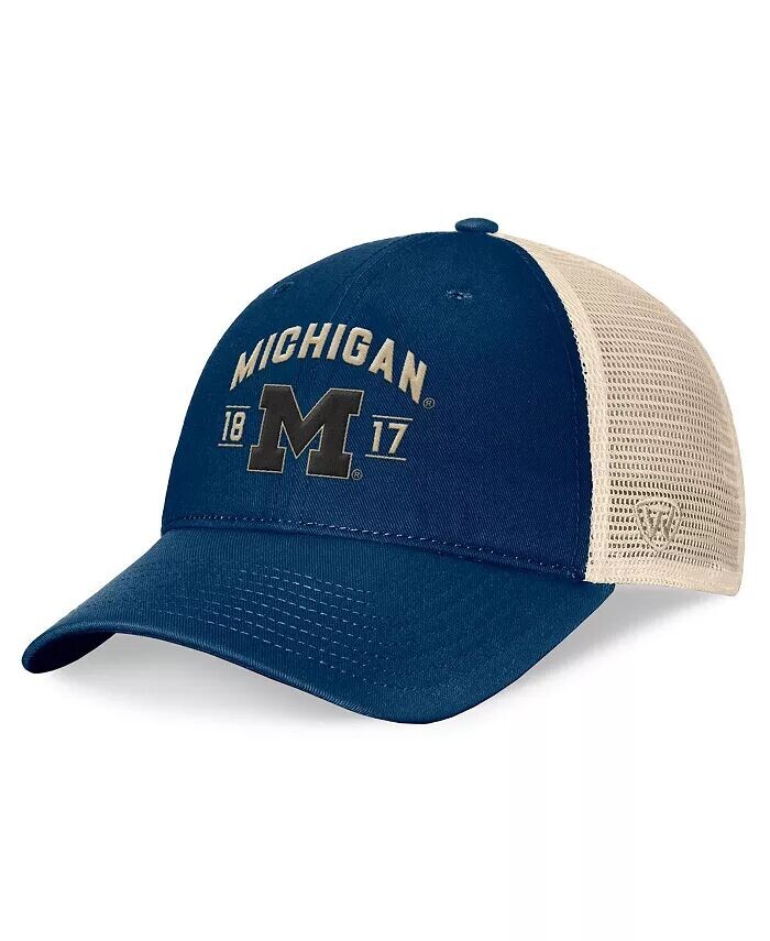 Мужская темно-синяя регулируемая кепка Michigan Wolverines Heritage Waylon Trucker Top of the World
Мужская темно-синяя регулируемая кепка Michigan Wolverines Heritage Waylon Trucker Top of the World
