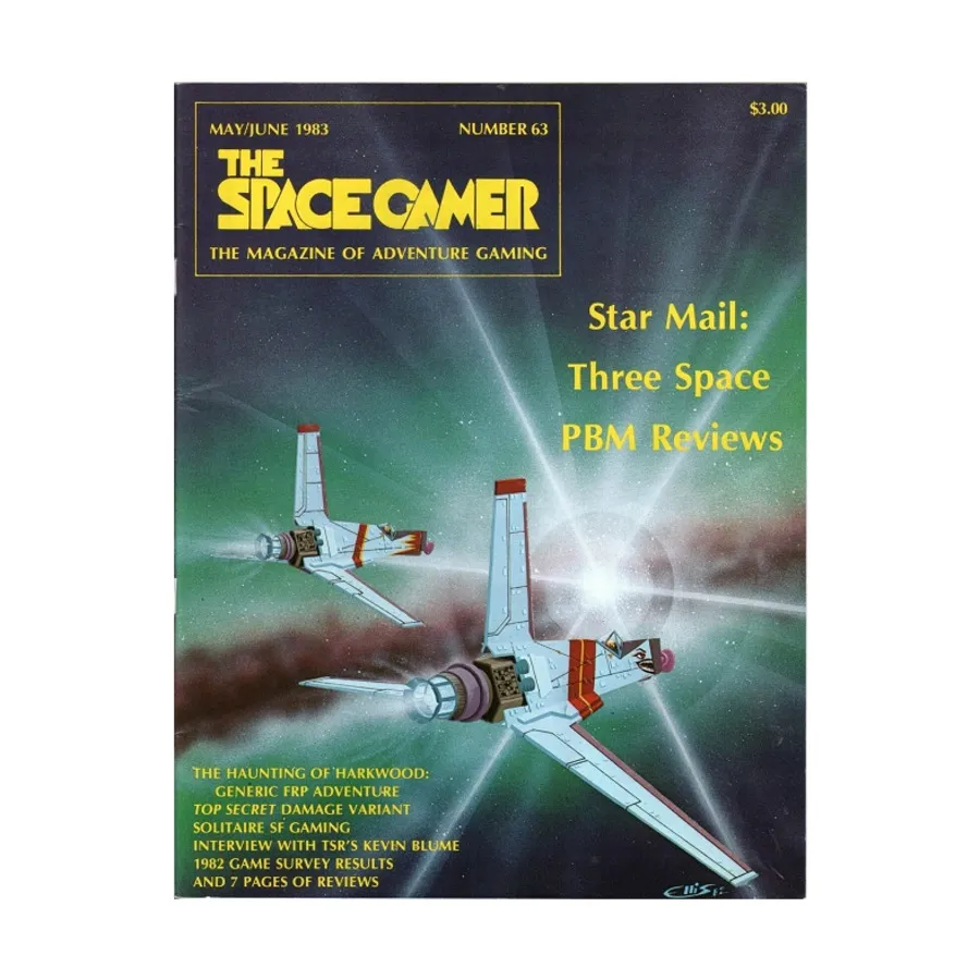 Журнал #63 "Top Secret Damage Variant Haunting of Harkwood Adventure", Space Gamer Magazine (Various Publishers)
Журнал #63 "Top Secret Damage Variant Haunting of Harkwood Adventure", Space Gamer Magazine (Various Publishers)