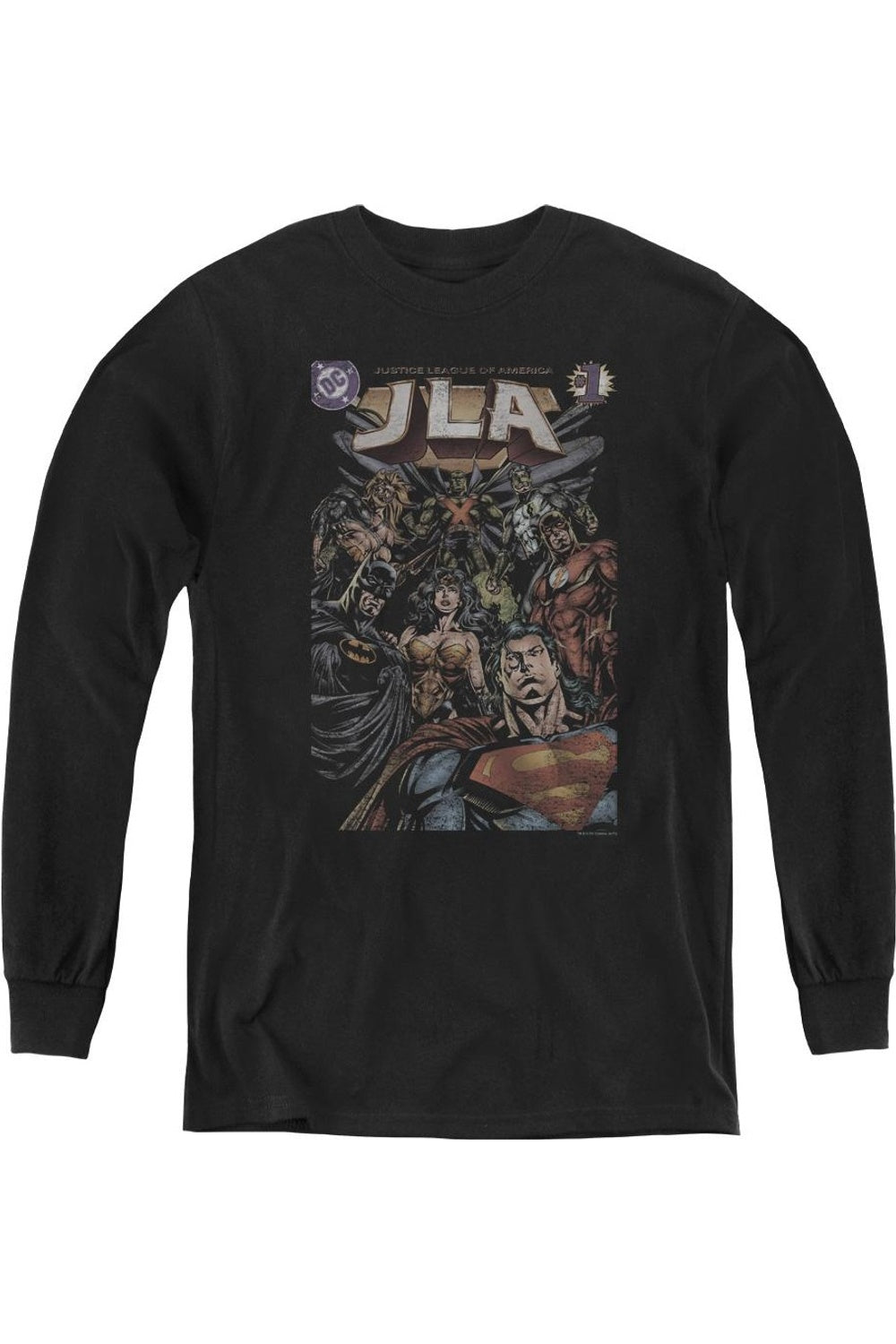 Футболка с длинным рукавом "Лига справедливости Америки #1" (обложка) Gildan, черный
Футболка с длинным рукавом "Лига справедливости Америки #1" (обложка) Gildan, черный