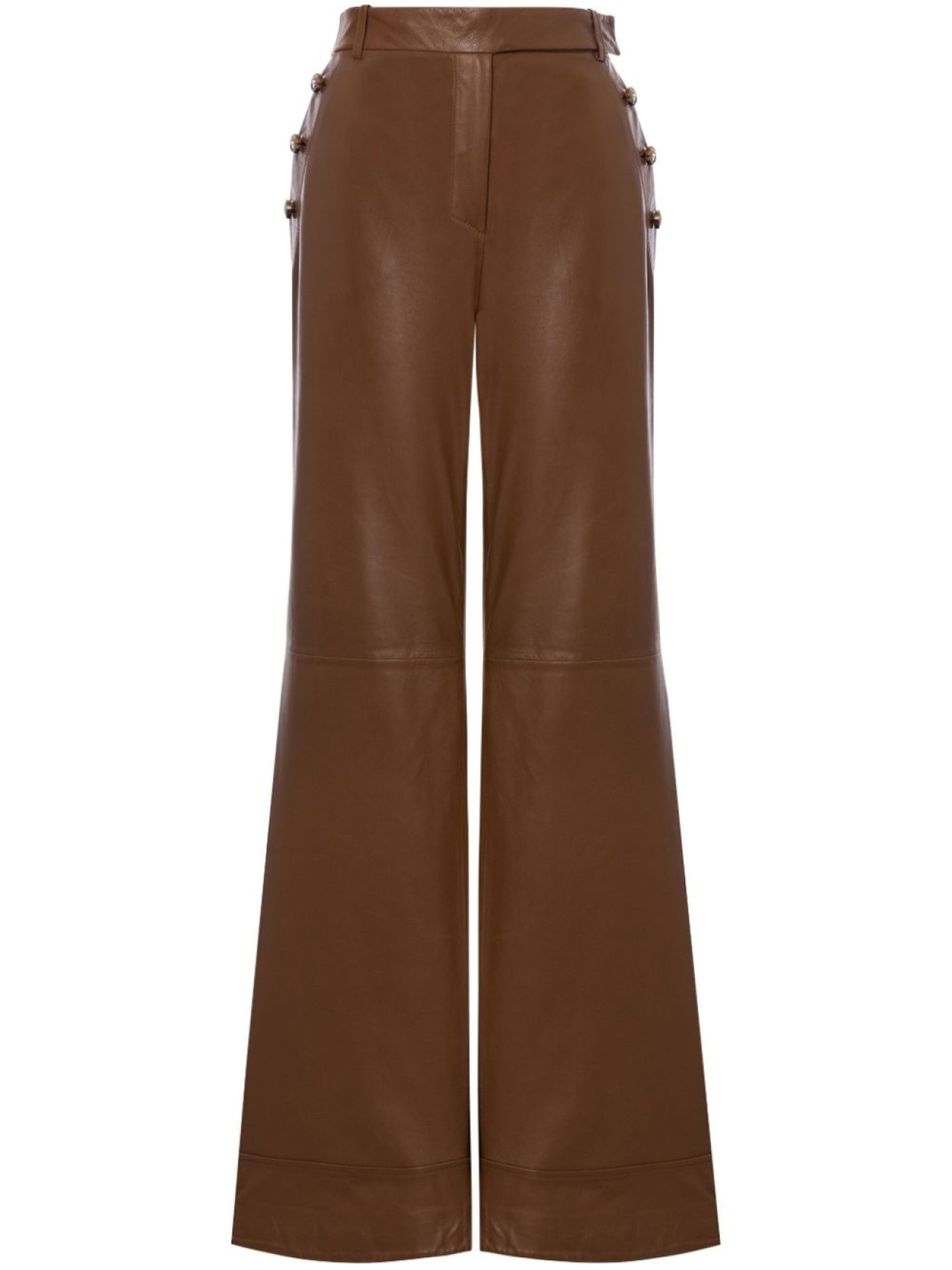 Alberta Ferretti расклешенные брюки с карманами, коричневый
Alberta Ferretti расклешенные брюки с карманами, коричневый