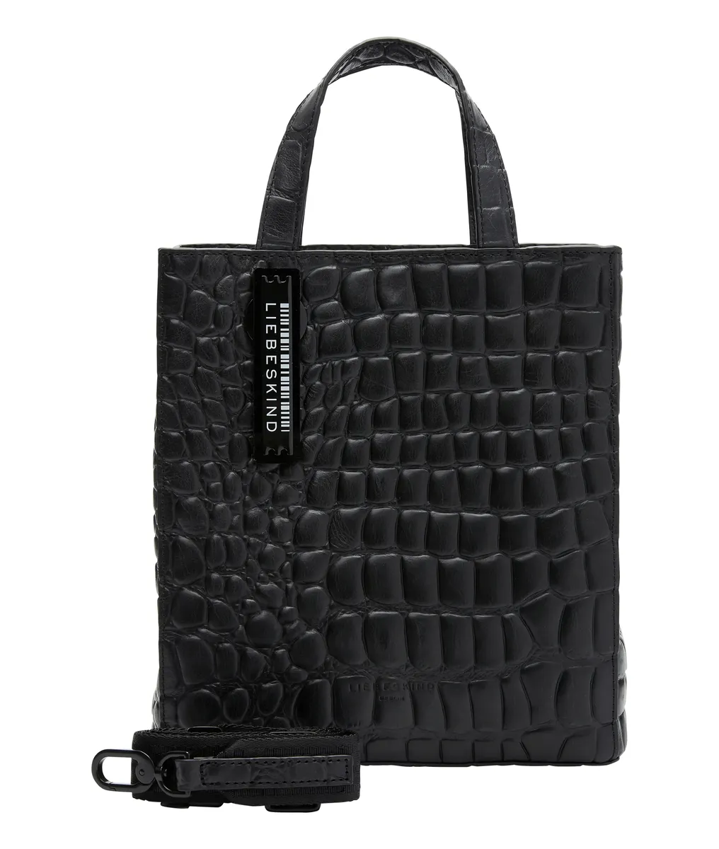 Сумка Liebeskind Berlin с ручкой "Kroko Paper Bag Tote S", небольшой рюкзак, городская сумка, сертифицирована LeatherWorkingGroup, черный
Сумка Liebeskind Berlin с ручкой "Kroko Paper Bag Tote S", небольшой рюкзак, городская сумка, сертифицирована LeatherWorkingGroup, черный