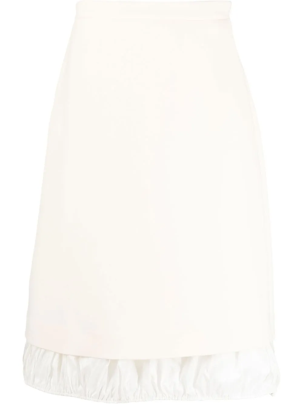 Шерстяная юбка миди Tory Burch, кремовый
Шерстяная юбка миди Tory Burch, кремовый